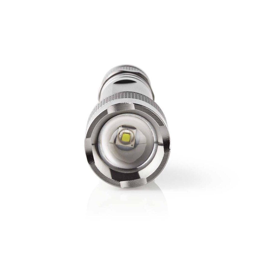 lanterna led cree 3w 150lm ipx5 gri 2x aa 158mm nedis 4
