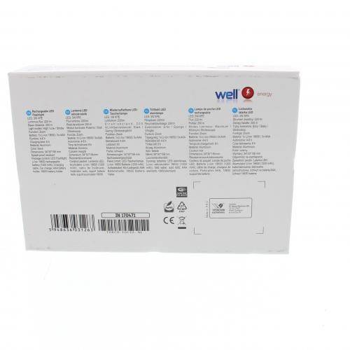 lanterna led reincarcabila 3w 220lm well 3