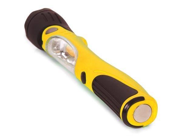 lanterna magnetica cob led 3w 120lm 4x aaa velleman 1