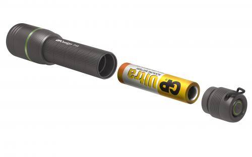 lanterna semi profesionala edc p15 gp 150lm 200cd led cree xp g2 111x254mm 1x aa alcalina sau nimh 2