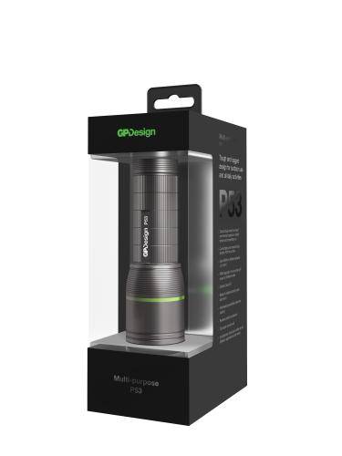 lanterna semi profesionala multi purpose p53 150lm 400cd gp led cree xp g2 1228x35mm 3x aaa alcalina sau nimh 3