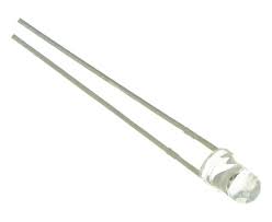 led 3mm portocalie 12v 1120 1560mcd 30 grade parte frontala convex optosupply oso5ja3131a 12v 1