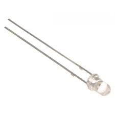 led 3mm portocalie 12v 1120 1560mcd 30 grade parte frontala convex optosupply oso5ja3131a 12v 2