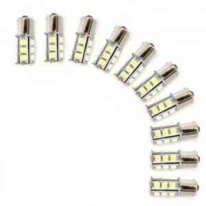 led de frana stopfrana ba15d 12v 5w 290lm 18led carguard