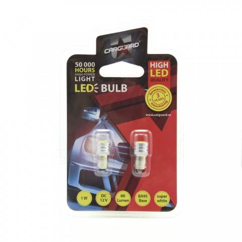 led de pozitie ba9s 12v 1w 60lm set 2buc cld012 carguard 5