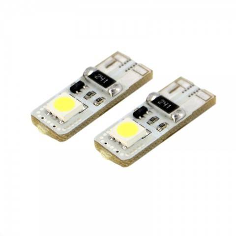 led de pozitie t10 12v 3w 36lm set 2buc can103 carguard 2