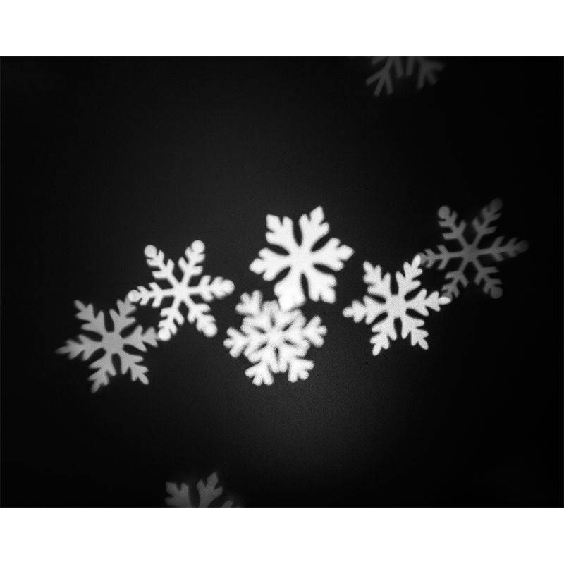 led proiector festiv cu efect fulgi de zapada vipow 1