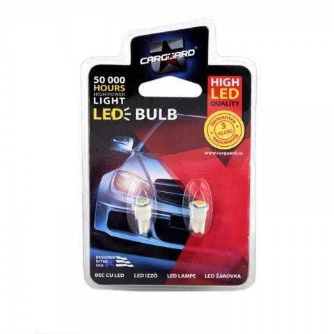 led smd de pozitie t10 12v 025w 18lm set 2buc cld003 carguard 2