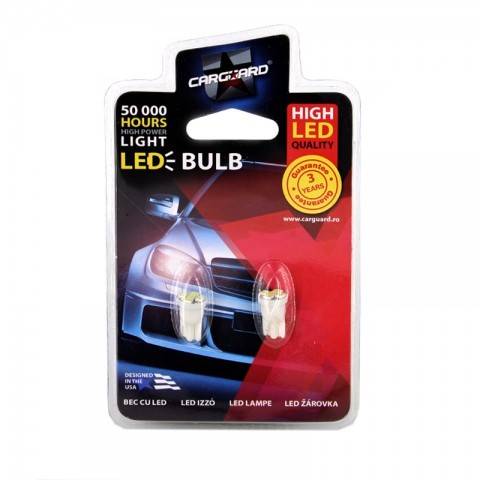 led smd de pozitie t10 12v 05w 35lm set 2buc cld005 carguard 2