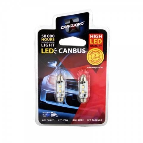 led sofit 41mm can bus cree chip 12v plafoniera numar de inmatriculare can112 set 2buc carguard
