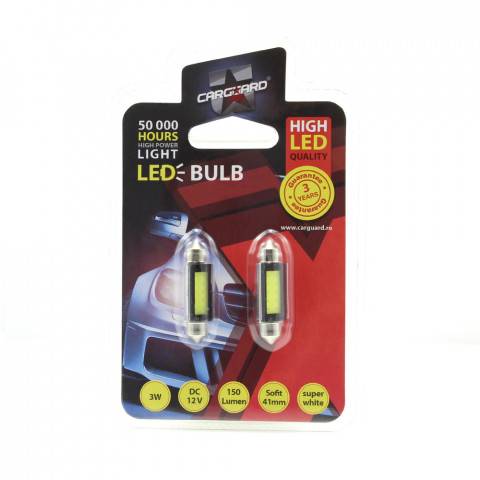 led sofit plafoniera numar 41mm 12v 3w 150lm 2buc cld020 carguard 2
