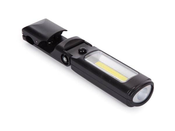 lumina de lucru cu suport magnetic led cob 1w 100lm 3x aaa 21x4x28cm velleman 1