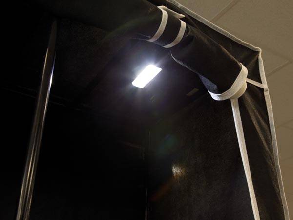 lumina de lucru cu suport magnetic led cob 1w 100lm 3x aaa 21x4x28cm velleman 4