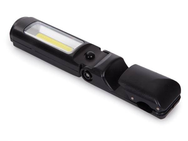 lumina de lucru cu suport magnetic led cob 1w 100lm 3x aaa 21x4x28cm velleman