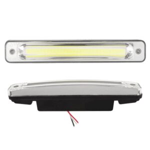 lumini auto de zi 12v 2x 3w cob 600lm 6000k 190x30x45mm rebel