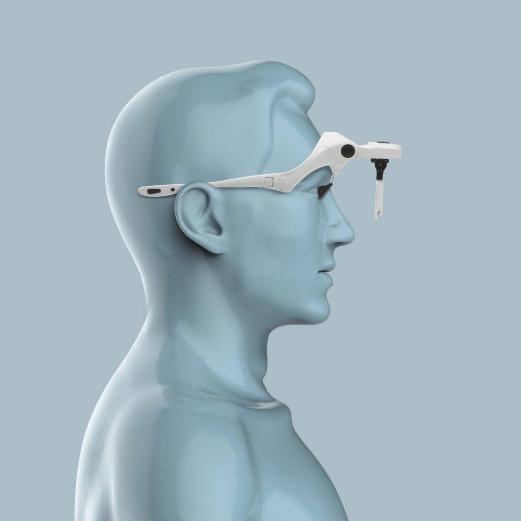 lupa de cap cu iluminare led lentila dubla handy 3