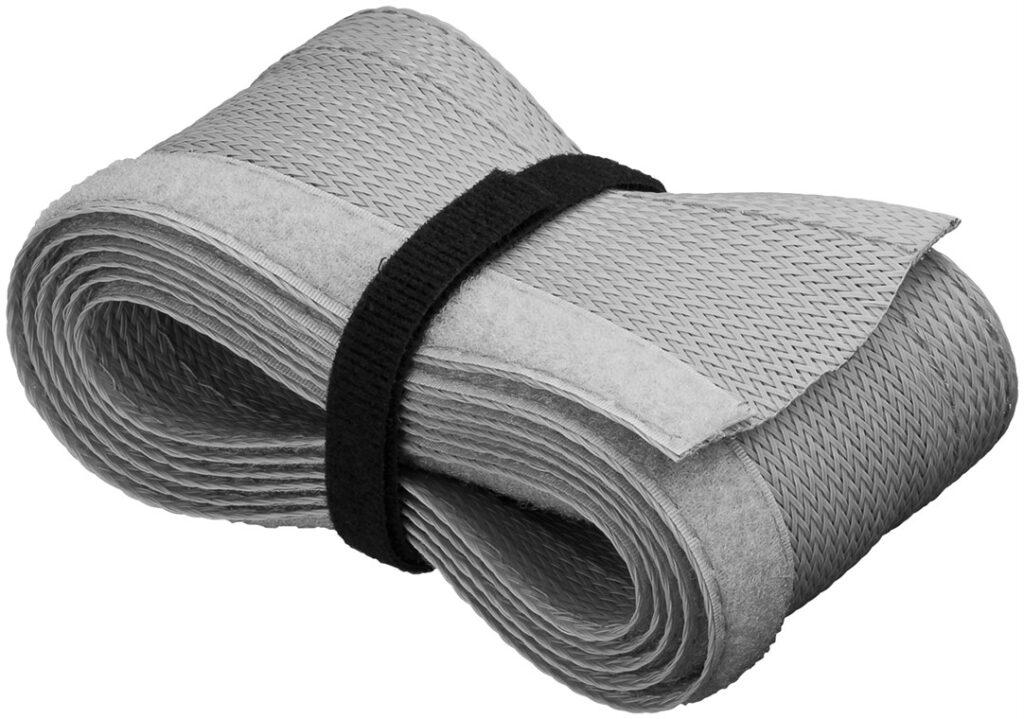 manson de cablu 18m textil flexibil 20 40mm gri goobay 2