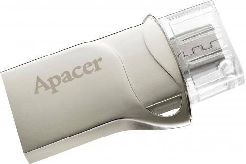memorie flash otg usb 20 8gb apacer argintiu 2