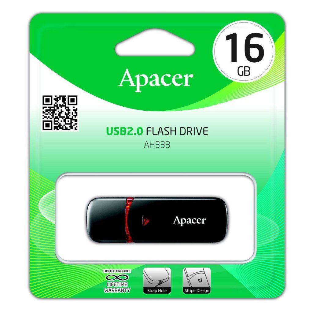 memorie flash usb 20 16gb apacer negru 1