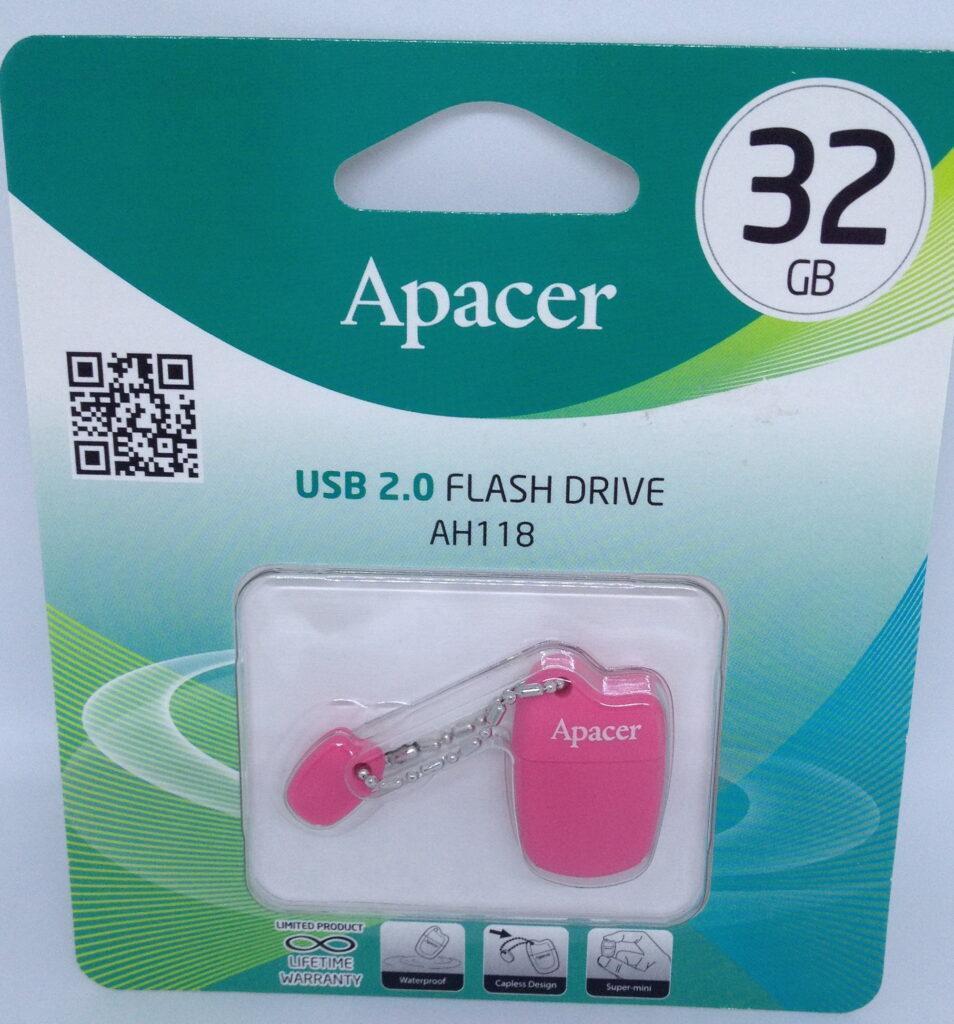 memorie flash usb 20 32gb apacer roz ah118pk 4