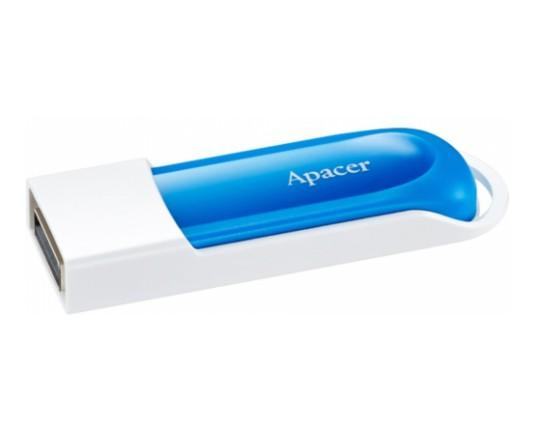 memorie flash usb 20 64gb retractabila albastru apacer ah23abe 1