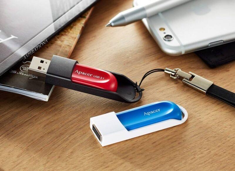 memorie flash usb 31 32gb retractabila rosu apacer 4