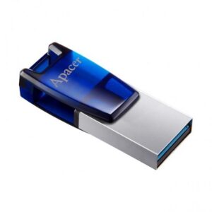 memorie flash usb 31 64gb otg albastru apacer ah179be ap64gah179u 1 1