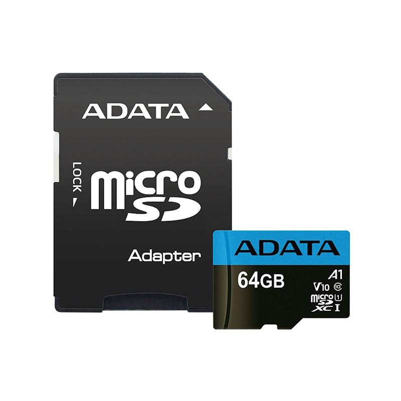 micro sdxc clasa 10 64gb adata ausdx64guicl10a1 ra1 1