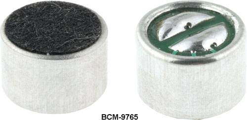 microfon 97x65mm 22kohm 500ua 15 10v 20 16000hz snr 60db bestar bcm9765