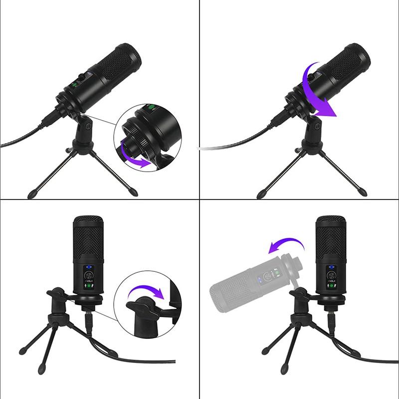 microfon cardioid gaming cu trepied varr vgmtb2 2