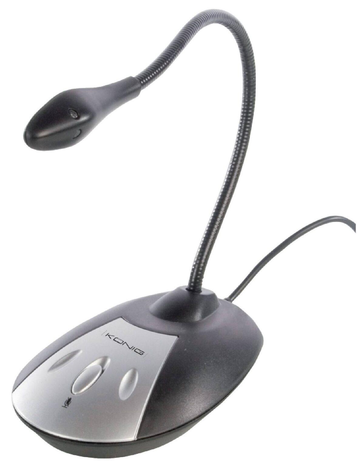 microfon flexibil usb 20 konig