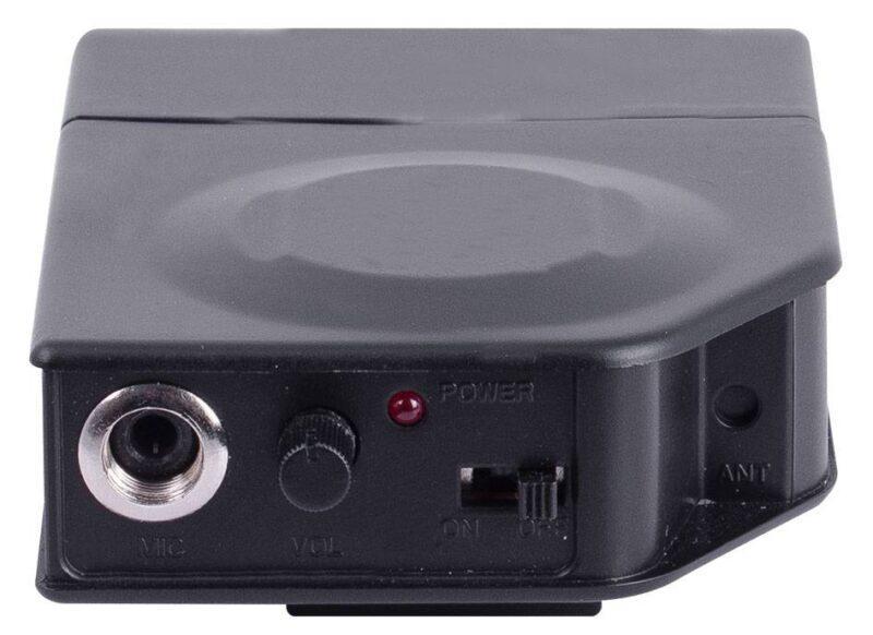 microfon lavaliera wireless cu clip vhf em 408 r trevi 6