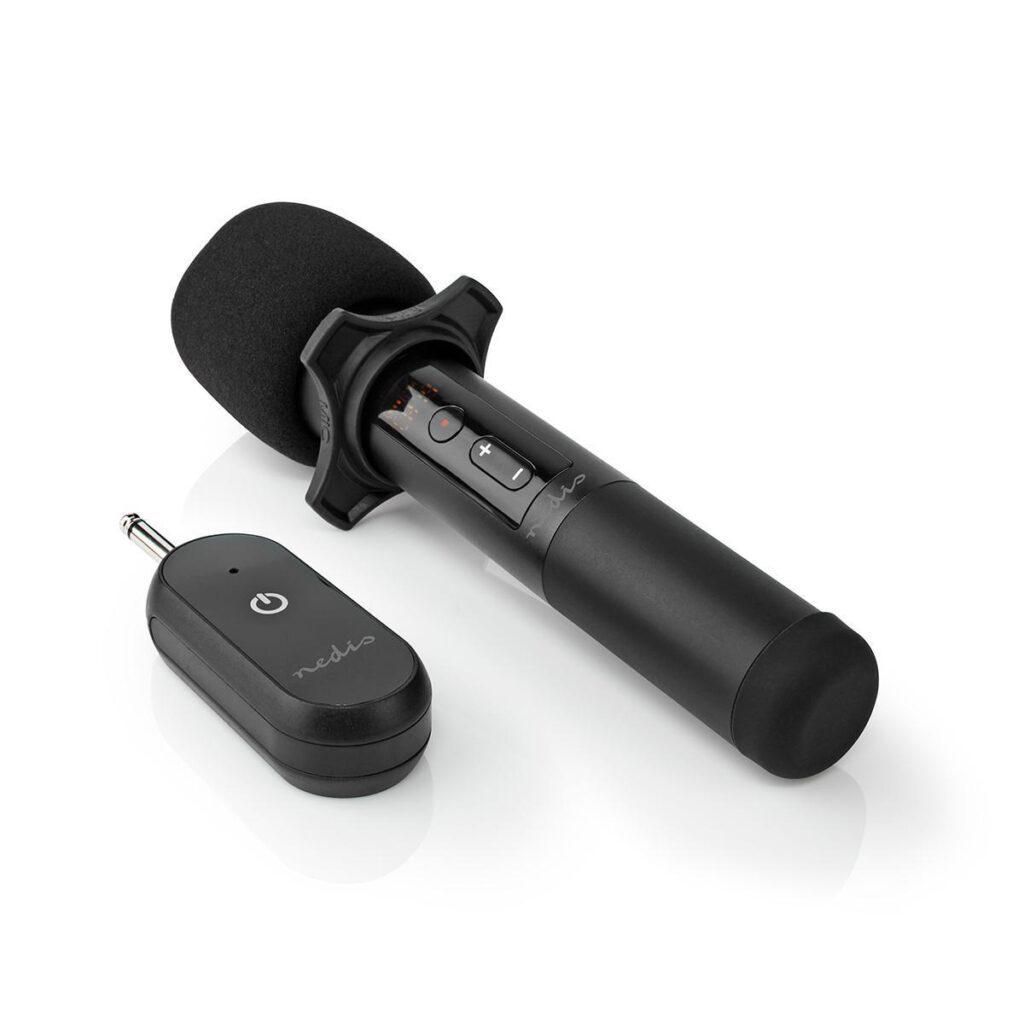 microfon wireless nedis 20 de canale 10 ore autonomie receptor negru 13