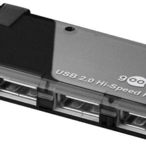 Mini HUB USB 4 port 2.0 negru Goobay