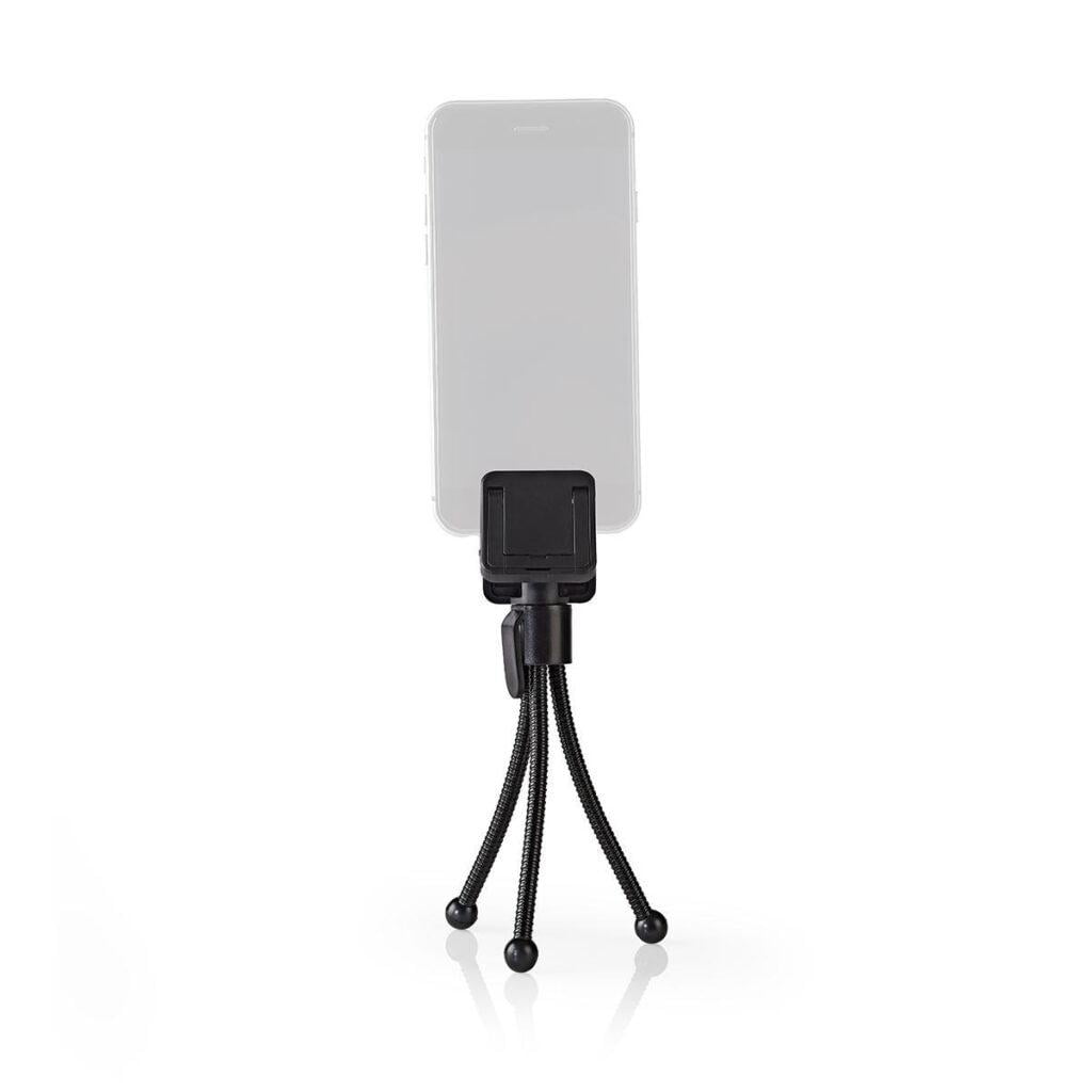 mini trepied flexibil nedis pentru smartphone 158cm negru