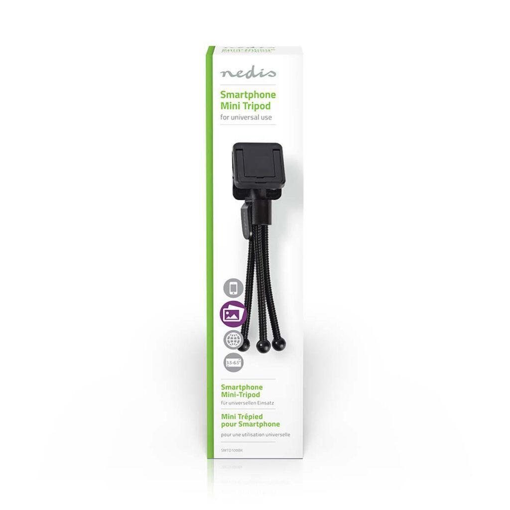 mini trepied flexibil nedis pentru smartphone 158cm negru 5