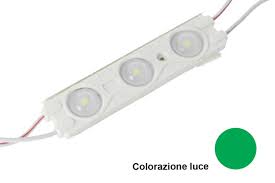 modul 3 led uri 12v 15w 150lm smd2835 verde p67 v tac 2