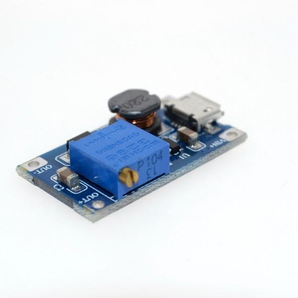 modul dc dc boost de 2a intrare 2 24v iesire pana la 28v 2