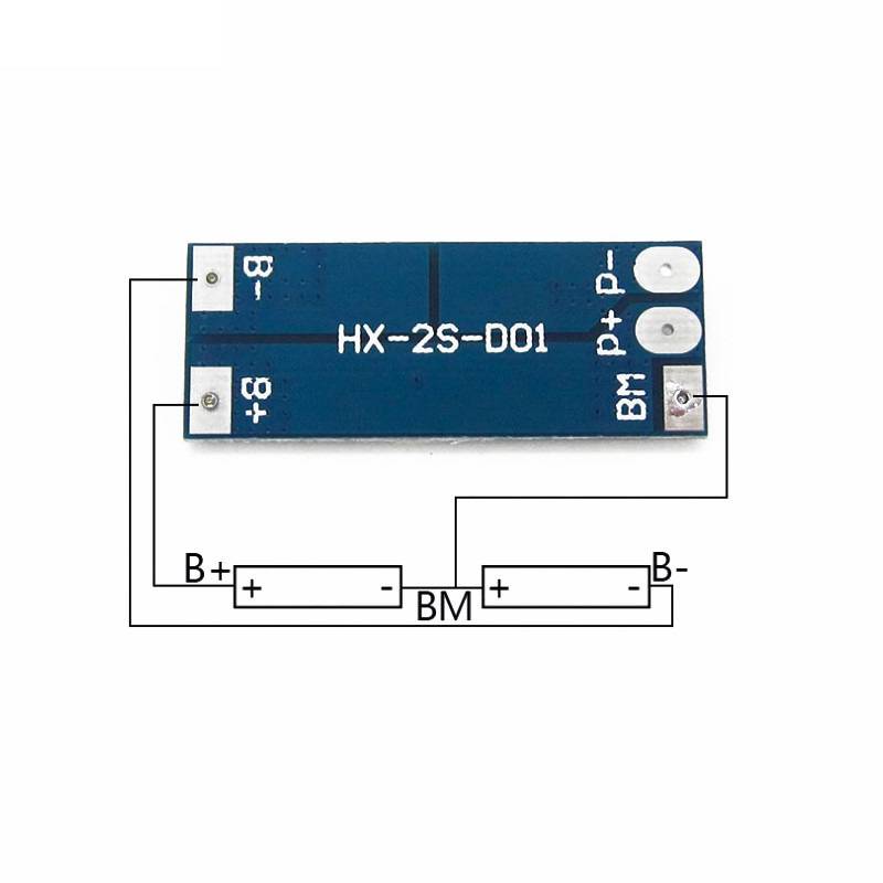 modul protectie incarcare 2x 18650 li ion 8a 2