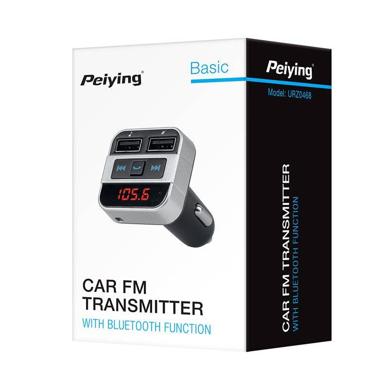 modulator fm audio bluetooth 2x usb 21a 1a peiying 2