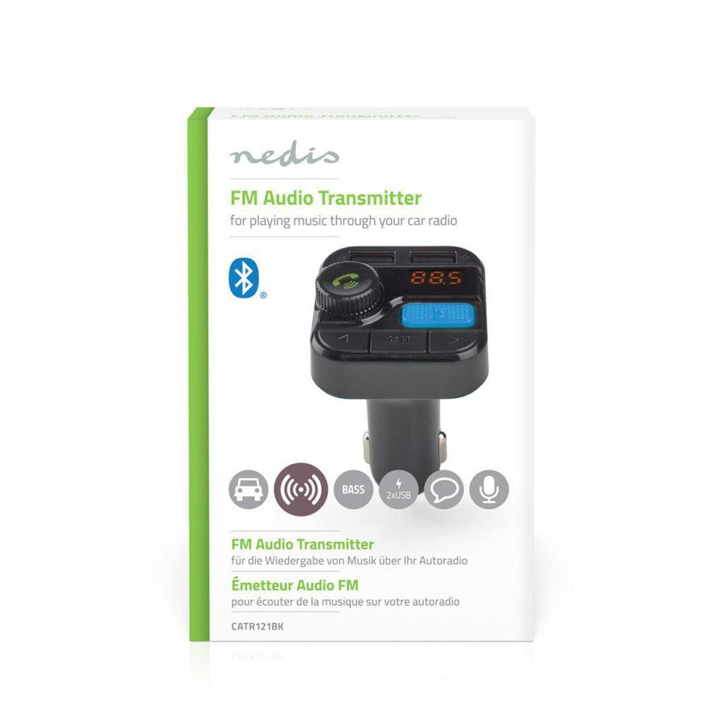 modulator fm nedis hands free bluetooth microsd control vocal 2x usb 11