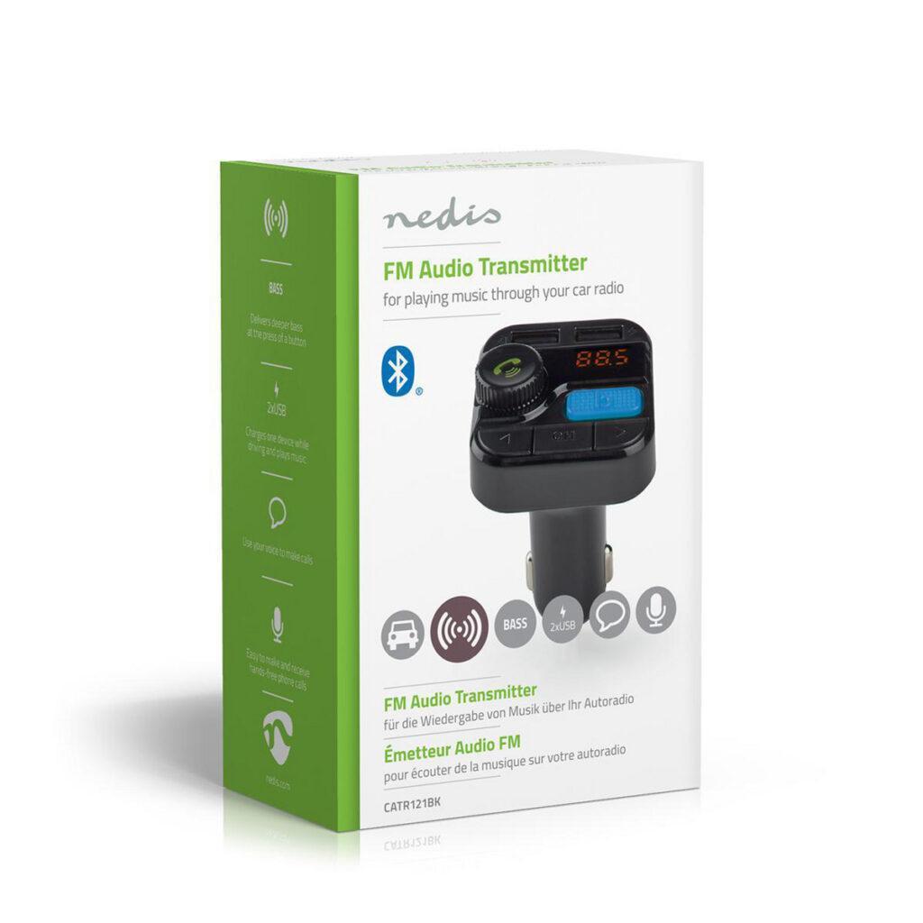 modulator fm nedis hands free bluetooth microsd control vocal 2x usb 13