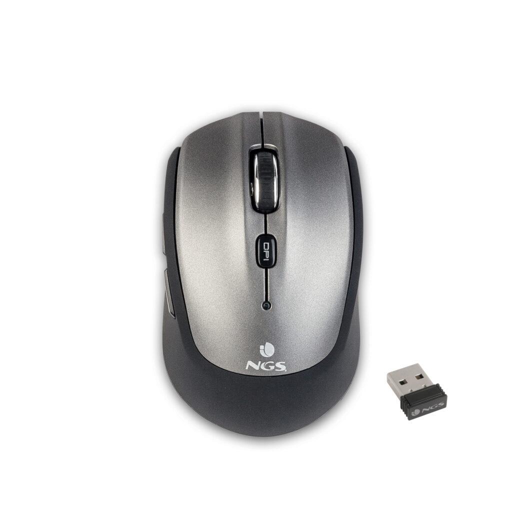 mouse frizzdual bluetooth optic 1000 1600dpi gri ngs