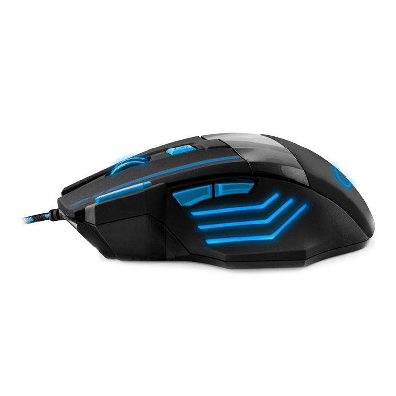 mouse gaming usb negru wolf esperanza 1