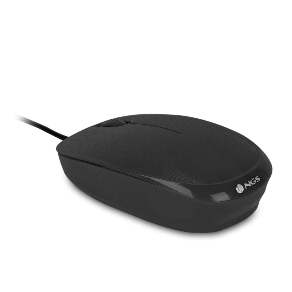 mouse optic 1000dpi usb negru flame ngs 1