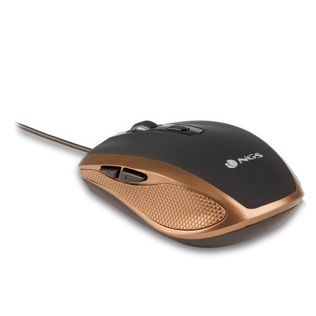 mouse optic usb 800 1600dpi auriu ngs 4