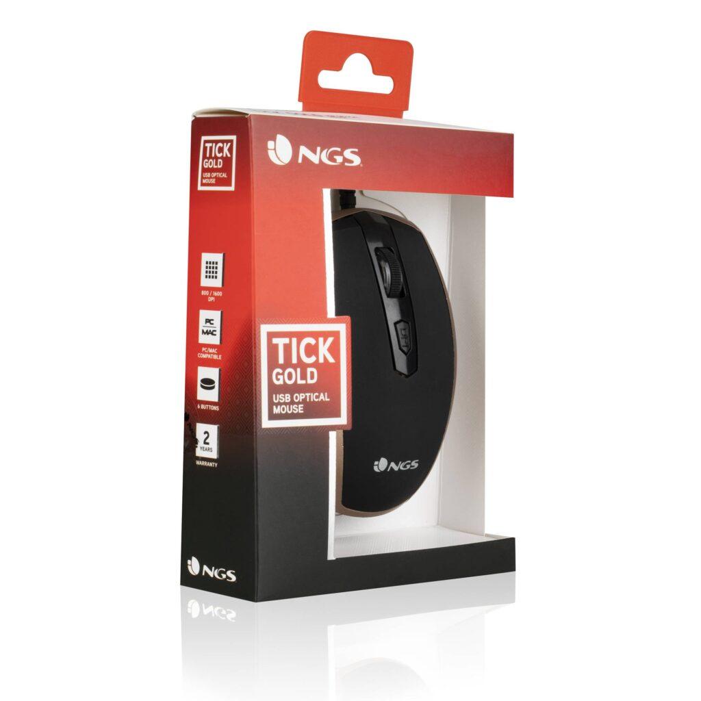 mouse optic usb 800 1600dpi auriu ngs 6
