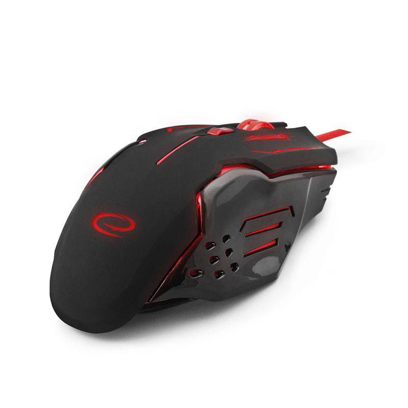 mouse optic usb gaming 800 12400 dpi 6 butoane rosu esperanza