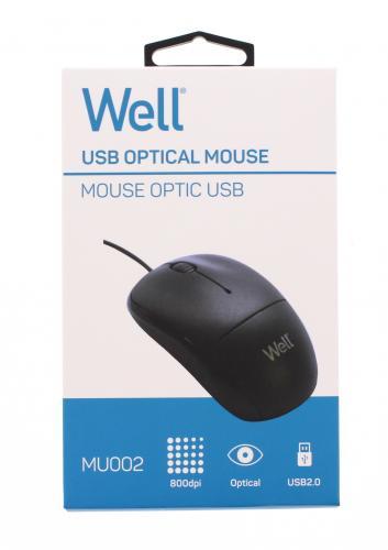 mouse optic well mu002 usb negru 4