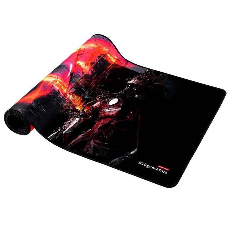 mouse pad and keyboard mat warrior krugermatz 890x400mm cauciuc anti alunecare 3